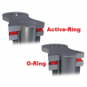 CADENA CZ CHAINS 525-124 DORADA, CON X-RING Y REFORZADA "HIGH PERFORMANCE"