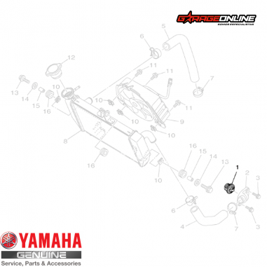 TERMOSTATO YAMAHA YZF-R3 MT-03 YAMAHA GENUINO