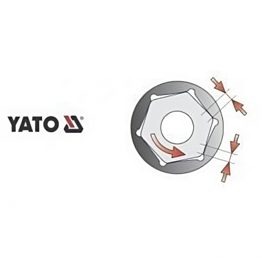 DADO HEXAGONAL CORTO 24MM 1/2 - YATO