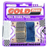 PASTILLA DE FRENO DELANTERO FA379HH GOLDFREN SINTERIZADA