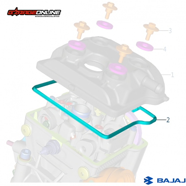 EMPAQUETADURA TAPA DE VALVULA BAJAJ DOMINAR 250 - 400UG - 400 ADVENTURE