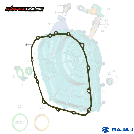 EMPAQUETADURA EMBRAGUE BAJAJ DOMINAR 250-400 GENUINA