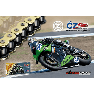 REMACHE CADENA CZ CHAINS 520, CON X-RING Y REFORZADO "HIGH PERFORMANCE"