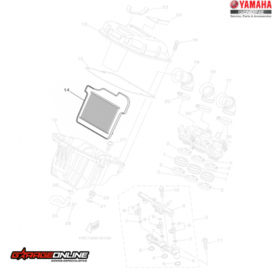 FILTRO DE AIRE YAMAHA MT-09 GENUINO