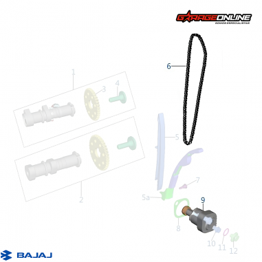 CADENA DE DISTRIBUCION BAJAJ DOMINAR 250 - DOMINAR 400 UG KTM DUKE 250 DUKE 390