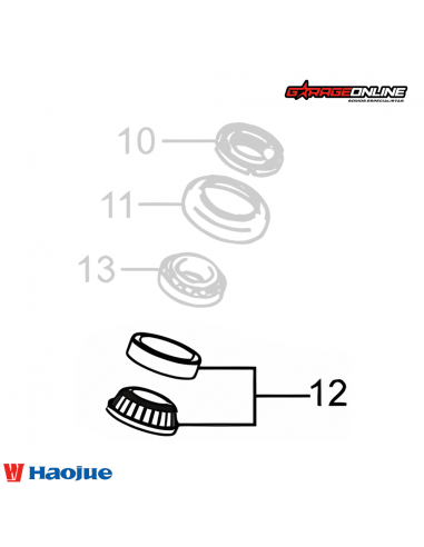 RODAMIENTO INFERIOR DE DIRECCION HAOJUE NK150 GENUINO