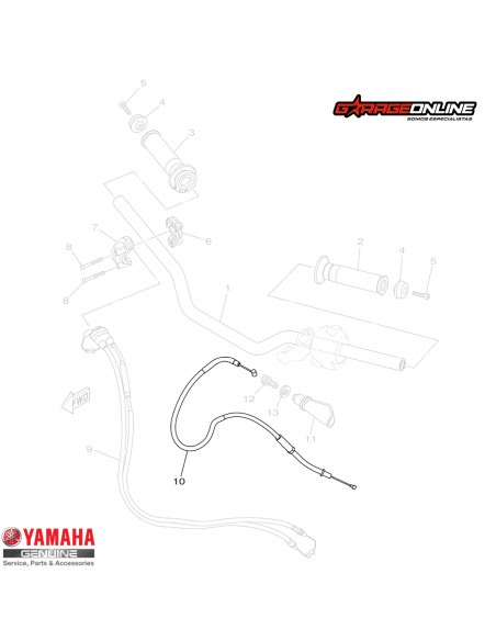 PIOLA EMBRAGUE YAMAHA FZ25 ABS GENUINA