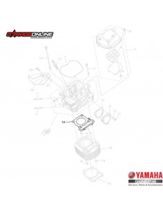EMPAQUETADURA CULATA YAMAHA FZN150 2.0 GENUINO