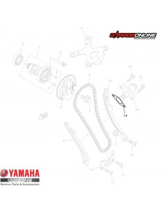 EMPAQUE TENSOR CADENA DISTRIBUCIÓN YAMAHA FZN150 2.0 GENUINO