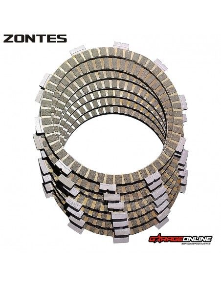 DISCOS DE EMBRAGUE ZONTES 350 T, T1, X, X1, V1, VX, R, R1, GK GENUINOS
