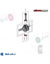 CIGUEÑAL COMPLETO BAJAJ DOMINAR 250 GENUINO KTM DUKE 250