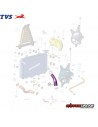 MANGUERA SALIDA RADIADOR BMW G 310 R - G 310 GS - TVS APACHE 310 - GENUINO