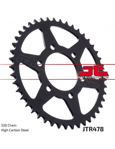 CATALINA 43 DIENTES KAWASAKI NINJA 650 - ER6N - ER6F - VERSYS - Z 650 - VULCAN 650 - JT RACING CHAIN
