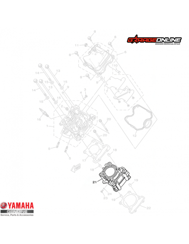 CILINDRO YAMAHA YZF-R15 V3 GENUINO