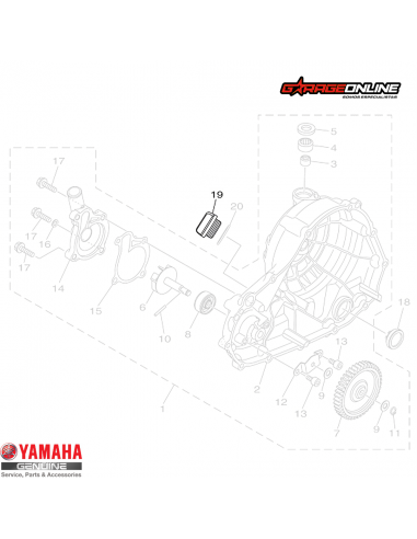 TAPON LLENADO ACEITE YAMAHA YZF-R3 MT-03 GENUINO