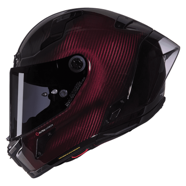 CASCO NOLAN X-804 RS ULTRA CARBON LIQUIDO ROSSO 326
