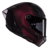 CASCO NOLAN X-804 RS ULTRA CARBON LIQUIDO ROSSO 326