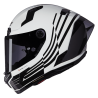 CASCO NOLAN X-804 RS ULTRA CARBON WHITE / BLACK 344