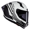 CASCO NOLAN X-804 RS ULTRA CARBON WHITE / BLACK 344
