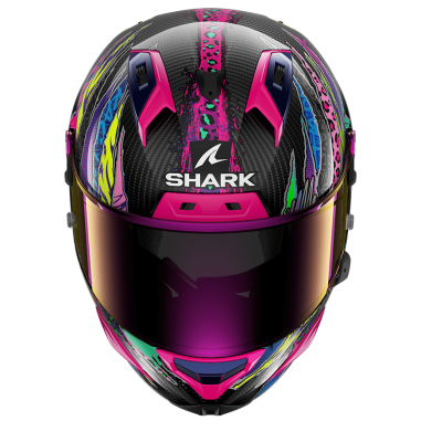 CASCO SHARK AERON FAWN DVY CARBON VIOLET YELLOW