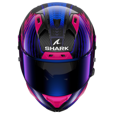 CASCO SHARK AERON EDGY DBU CARBON BLUE CHROM