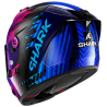 CASCO SHARK AERON EDGY DBU CARBON BLUE CHROM