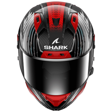CASCO SHARK AERON EDGY DRU CARBON RED CHROME