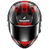 CASCO SHARK AERON EDGY DRU CARBON RED CHROME
