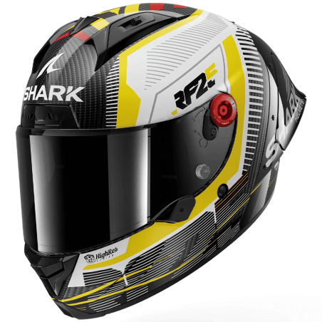 CASCO SHARK AERON GP RAUL FERNANDEZ WHITE YELLOW