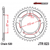 CATALINA SUZUKI VSTROM 250 - GSX250 R - INAZUMA 250 - JT SPROCKETS