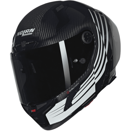 CASCO NOLAN X-804 RS ULTRA CARBON ALA CARBON / WHITE / BLAK 345