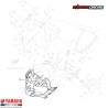 SOPORTE CUBRE FOCO YAMAHA YZF-R3A GENUINO