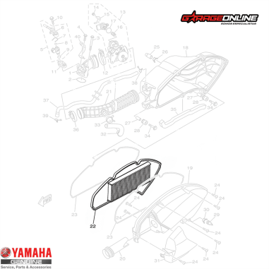 FILTRO DE AIRE YAMAHA NMAX 150-A GENUINO