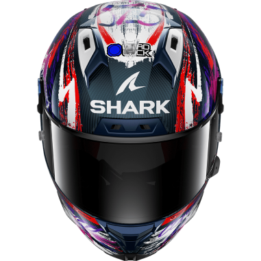 CASCO SHARK AERON GP FIM ZARCO SIGNATURE FULL CARBON / White / Violet