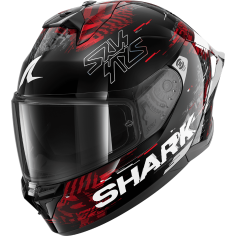 CASCO SHARK SKWAL CUP SPEED-VIB BLACK RED SILVER (KRS)