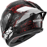 CASCO SHARK SKWAL CUP SPEED-VIB BLACK RED SILVER (KRS)