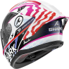 CASCO SHARK SKWAL CUP SPEED-FANCY WHITE BLACK ORANGE (WKO)