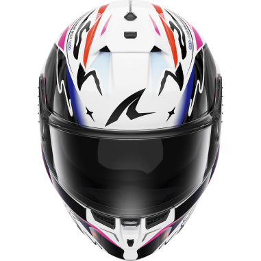 CASCO SHARK SKWAL CUP SPEED-FANCY WHITE BLACK ORANGE (WKO)