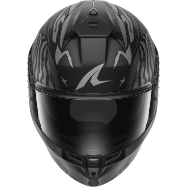 CASCO SHARK SKWAL CUP SPEED-FANCY MAT BLACK ANTHRACITE SILVER (KAS)