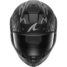 CASCO SHARK SKWAL CUP SPEED-FANCY MAT BLACK ANTHRACITE SILVER (KAS)