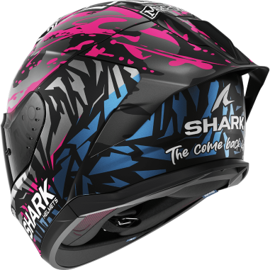 CASCO SHARK SKWAL CUP REDDING MAT BLACK VIOLET BLUE