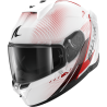 CASCO SHARK SKWAL I3 SPEED-TECH WHITE RED BLACK (WRK)
