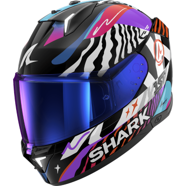 CASCO SHARK SKWAL I3 SPEED-FANCY BLACK WHITE ORANGE (KWO)