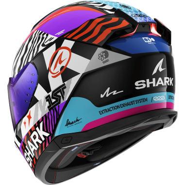 CASCO SHARK SKWAL I3 SPEED-FANCY BLACK WHITE ORANGE (KWO)