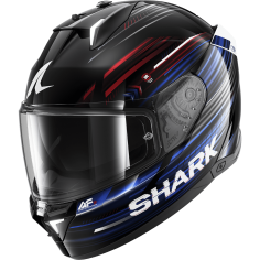 CASCO SHARK SKWAL I3 LIGHT-BLUR BLACK RED BLUE (KRB)