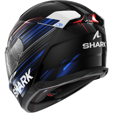 CASCO SHARK SKWAL I3 LIGHT-BLUR BLACK RED BLUE (KRB)