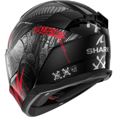 CASCO SHARK D-SKWAL 3 SHIEVER BLACK ANTHRACITE RED KAR