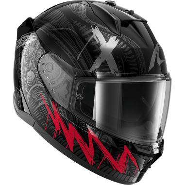 CASCO SHARK D-SKWAL 3 SHIEVER BLACK ANTHRACITE RED KAR