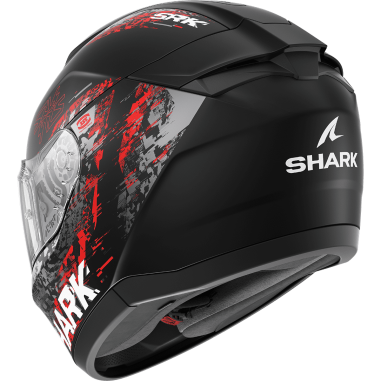 CASCO SHARK RIDILL 2 SPEED-VIB MAT BLACK ANTHRACITE RED KAR