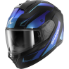 CASCO SHARK RIDILL 2 MEKARIUM MAT BLACK BLUE BLUE KBB